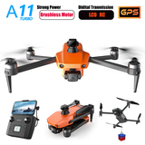 High Quality Smart Drone UAV 11 LCD RC orange