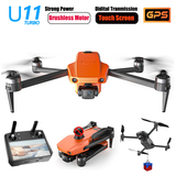 High Quality Smart Drone UAV 11 Touch Screen RC orange